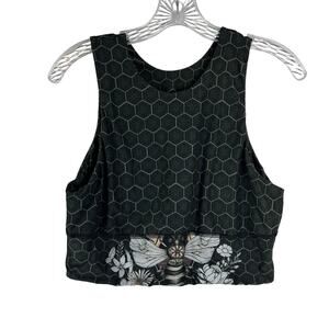 Yoga Democracy Sports Bra Size XL Cutout Back EUC